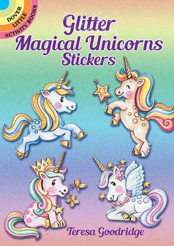 Cover image for Glitter Magical Unicorns Stickers