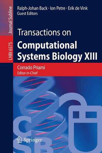 Cover image for Transactions on Computational Systems Biology XIII