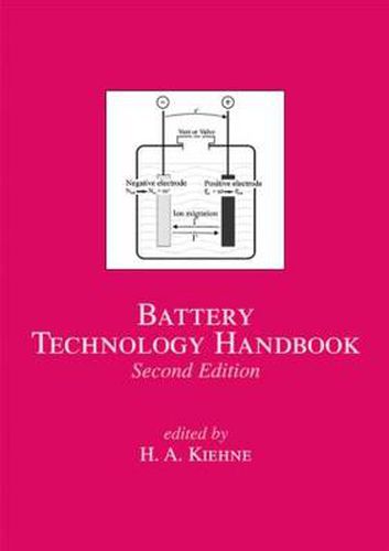 Cover image for Battery Technology Handbook