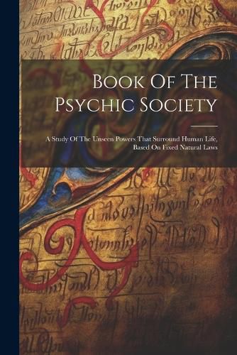 Cover image for Book Of The Psychic Society