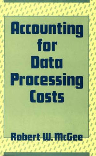 Cover image for Accounting for Data Processing Costs