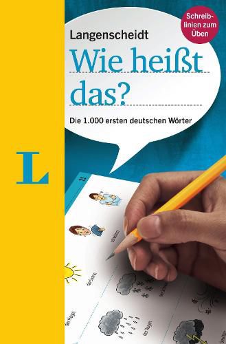 Cover image for Langenscheidt grammars and study-aids: Langenscheidt Wie hei]t das? - Die 1.000