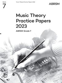 Cover image for Music Theory Practice Papers 2023, ABRSM Grade 7