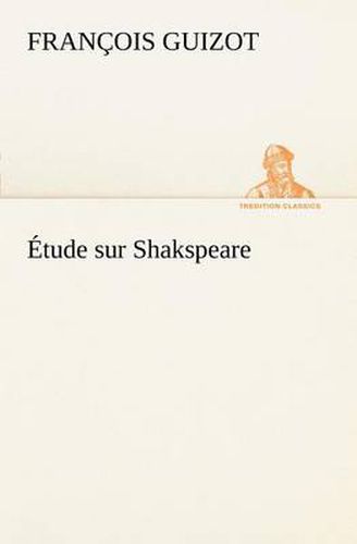 Cover image for Etude sur Shakspeare