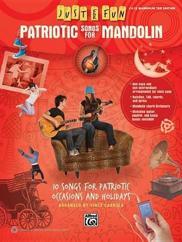 Cover image for Just for Fun: Patriotic Songs for Mandolin