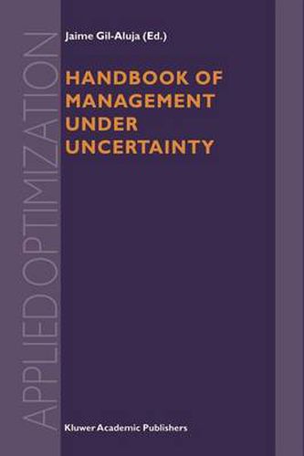 Cover image for Handbook of Management under Uncertainty