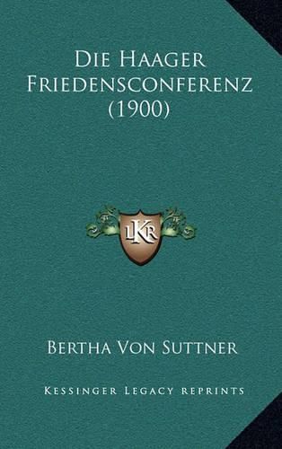 Cover image for Die Haager Friedensconferenz (1900)