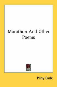 Cover image for Marathon and Other Poems