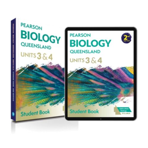 Cover image for Pearson Biology Queensland 12 Student Book with eBook