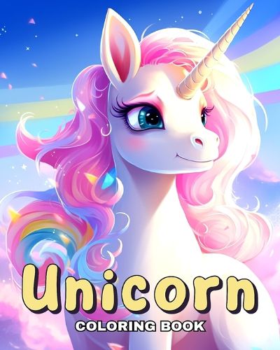 Cover image for Unicorn Coloring Book