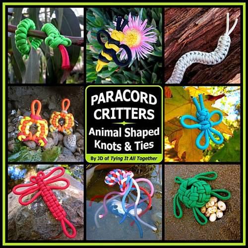 Cover image for Paracord Critters: Animal Shaped Knots and Ties