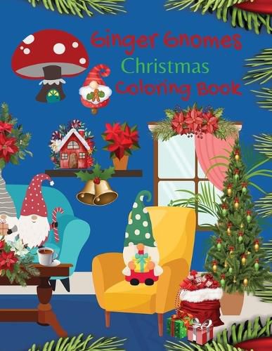 Cover image for Ginger Gnome Christmas Coloring Book