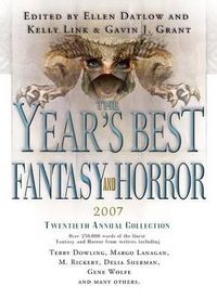 Cover image for The Year's Best Fantasy and Horror: 20th Annual Collection