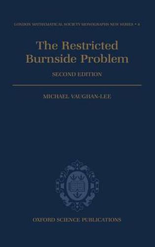 Cover image for The Restricted Burnside Problem