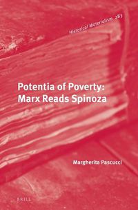 Cover image for Potentia of Poverty: Marx Reads Spinoza