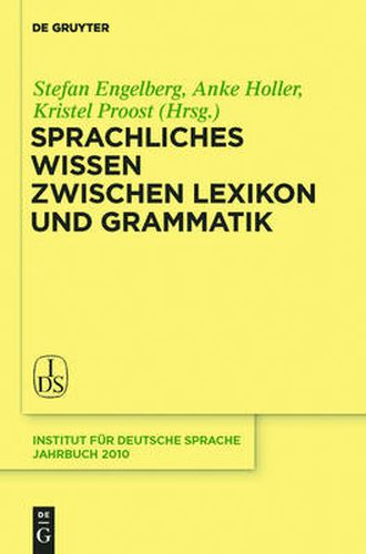 Cover image for Sprachliches Wissen zwischen Lexikon und Grammatik