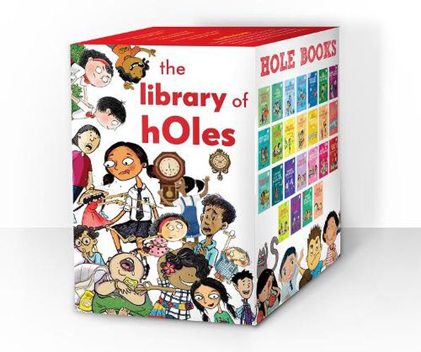 Cover image for The library of hOles: buy the first ever box set with all 25 hOle books!