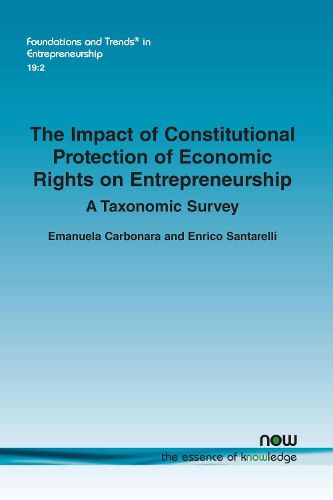 Cover image for The Impact of Constitutional Protection of Economic Rights on Entrepreneurship