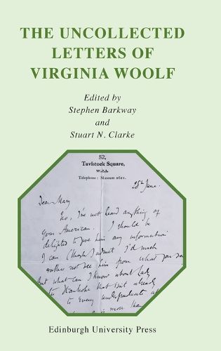 Cover image for The Uncollected Letters of Virginia Woolf