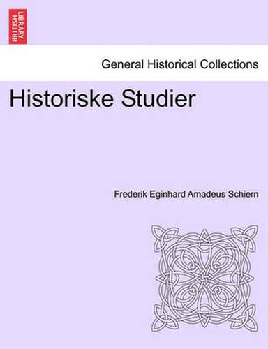 Cover image for Historiske Studier