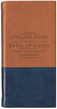 Cover image for Chequebook of the Bank of Faith - Tan/Blue