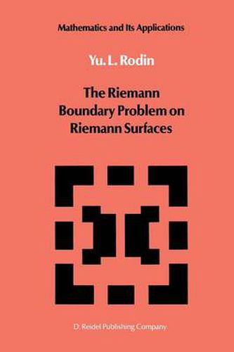 Cover image for The Riemann Boundary Problem on Riemann Surfaces