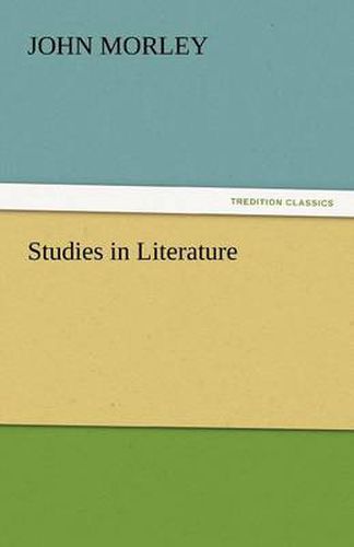 Cover image for Studies in Literature