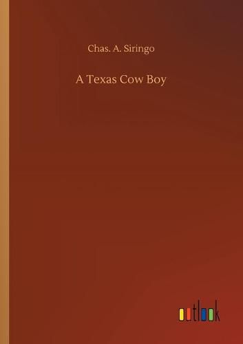 Cover image for A Texas Cow Boy