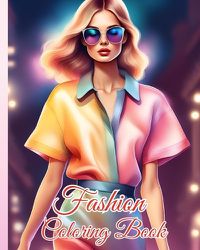 Cover image for Fashion Coloring Book for Adults and Teens