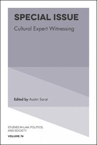 Cover image for Special Issue: Cultural Expert Witnessing