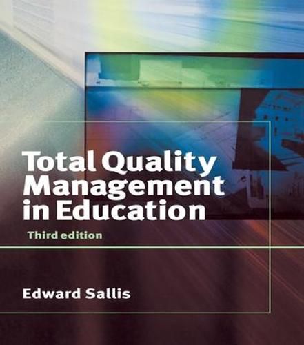 Cover image for Total Quality Management in Education