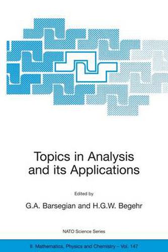 Cover image for Topics in Analysis and its Applications