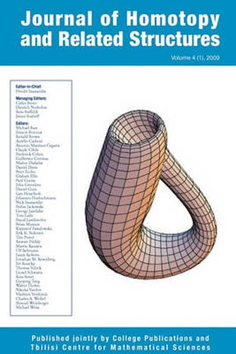 Cover image for Journal of Homotopy and Related Structures 4(1)