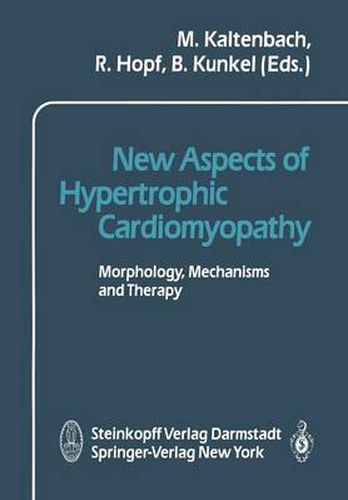 Cover image for New Aspects of Hypertrophic Cardiomyopathy: Morphology, Mechanisms and Therapie