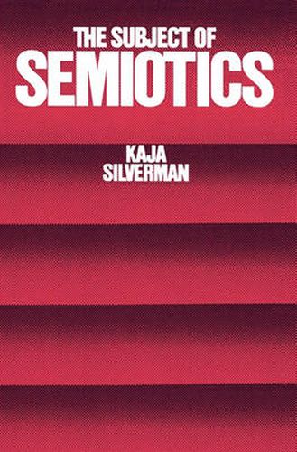 Cover image for The Subject of Semiotics