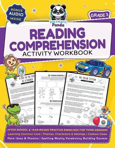 Cover image for 3rd Grade Reading Comprehension Activity Workbook