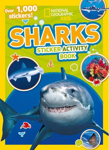 Cover image for Sharks Sticker Activity Book: Over 1,000 Stickers!