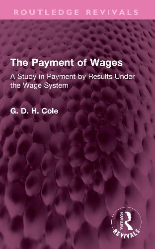 Cover image for The Payment of Wages