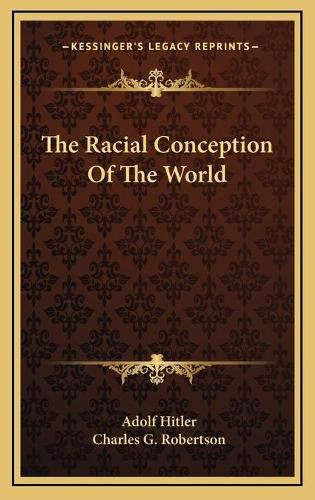 Cover image for The Racial Conception of the World