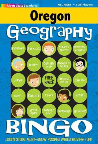 Cover image for Oregon Geography Bingo Game