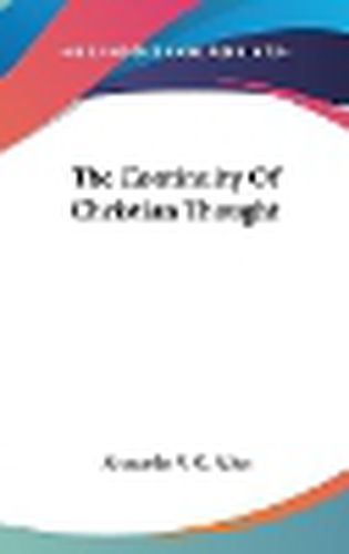 Cover image for The Continuity of Christian Thought