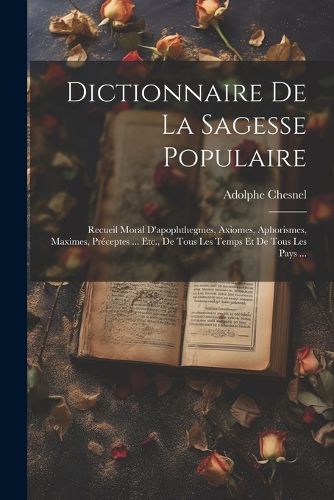 Cover image for Dictionnaire De La Sagesse Populaire