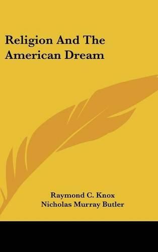 Cover image for Religion and the American Dream