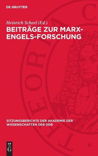 Cover image for Beitraege Zur Marx-Engels-Forschung