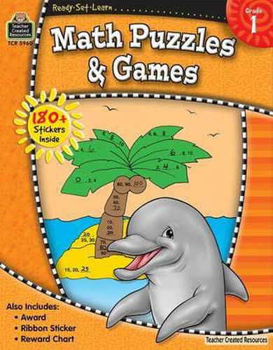 Cover image for Ready-Set-Learn: Math Puzzles and Games Grd 1