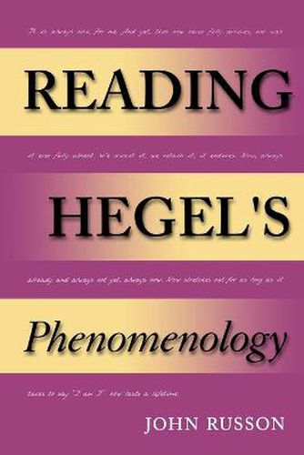 Cover image for Reading Hegel's Phenomenology