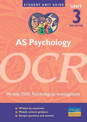 Cover image for AS Psychology OCR: Psychological Investigations