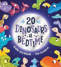 Cover image for Twenty Dinosaurs at Bedtime