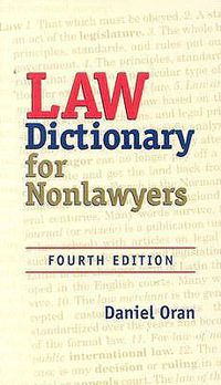 Cover image for Law Dictionary for Nonlawyers