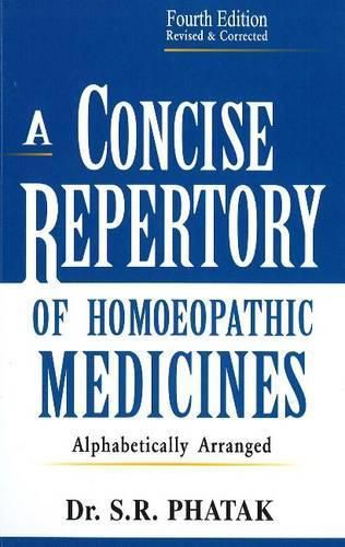 Cover image for Concise Repertory of Homeopathic Medicines